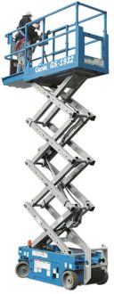 GIZO self-propelled scissor lifts akumulatorowy GS1932 Gizo Self-Propelled Scissor Lifts Genie GS 1932